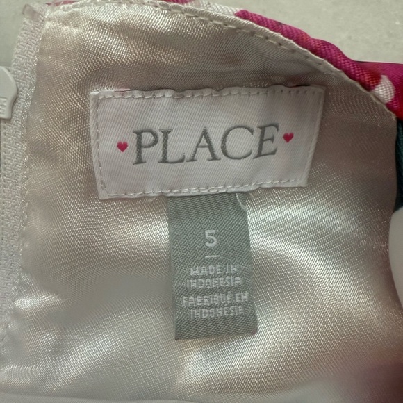 The Children’s Place Pink and White Floral Dress - Picture 3 of 5